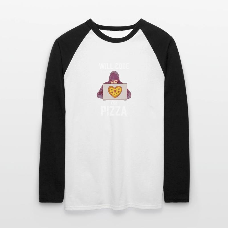 Hacker Programmer Developer Computer Science Unisex Long Sleeve Baseball T-Shirt