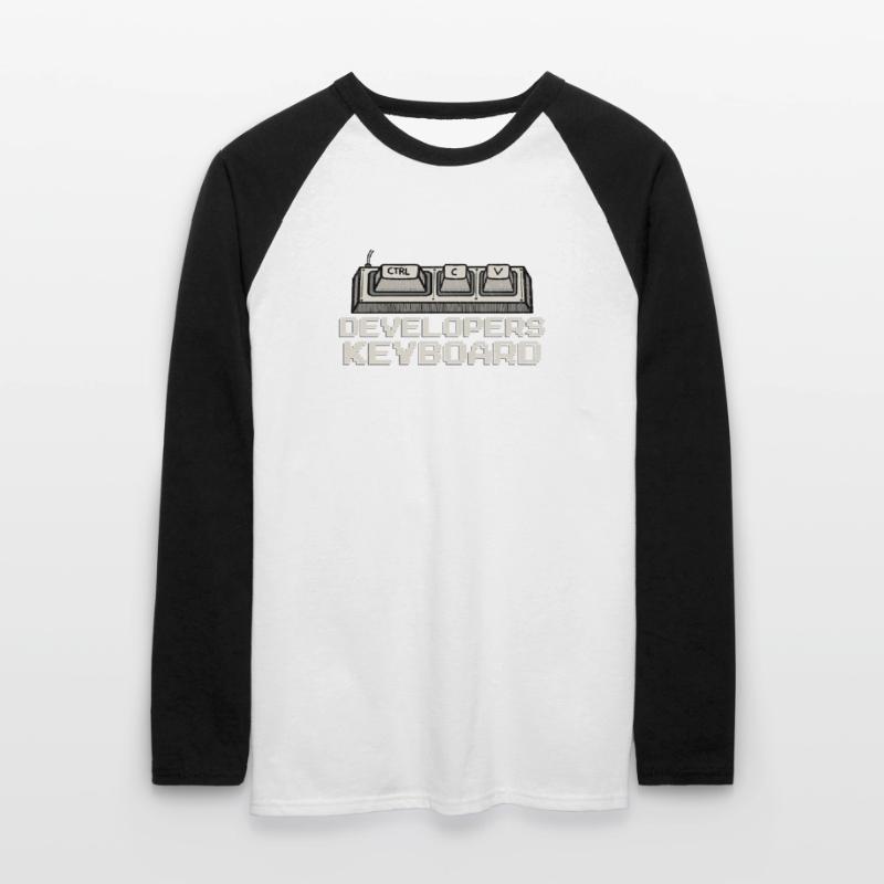 Développeur Coder Funny Programmation Humor Software T-shirt baseball manches longues Homme