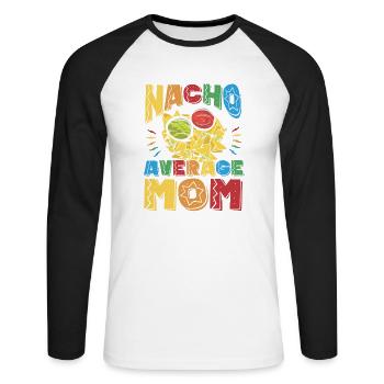 Cinco De Mayo Mexican Party Cinco De Mayo - Unisex Long Sleeve Baseball T-Shirt - white/black - Front - Nik (191cm)