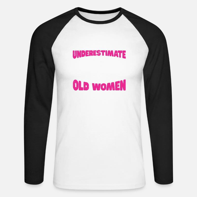 Dachdecker Geschenk Arbeit Handwerker Dachdecker - Unisex Baseballshirt langarm - Weiß/Schwarz