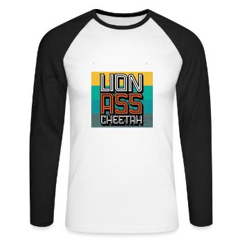 Lustiges Scheidung Glücklich Geschieden und - Unisex Baseballshirt langarm - Weiß/Schwarz - Vorne - Nik (191cm)