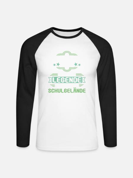 Realschule Junge Mädchen Realschule 2024 - Unisex Baseballshirt langarm - Weiß/Schwarz