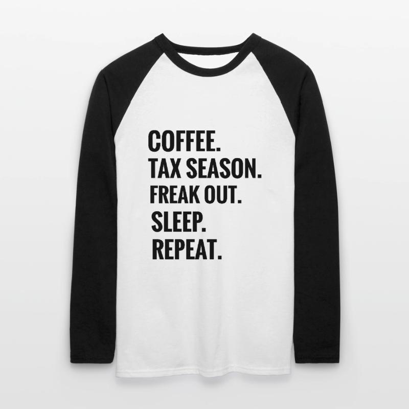 Comptabilité | Comptable comptable Comptable Comptable T-shirt baseball manches longues Homme