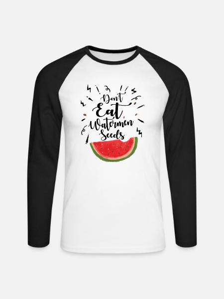schwanger Baby Kind geboren Geburt Geschenkidee - Unisex Baseballshirt langarm - Weiß/Schwarz
