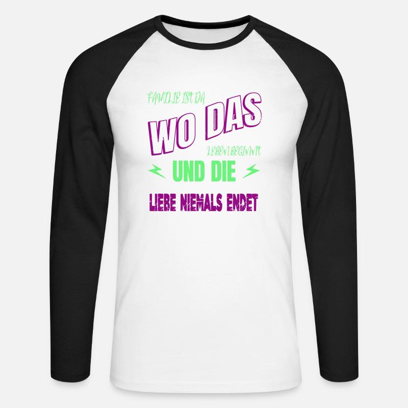 geek sprüche statement geschenkidee lustig - Unisex Baseballshirt langarm - Weiß/Schwarz