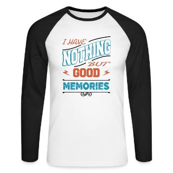 birthday hack the box hacking coder present idea - Unisex Baseballshirt langarm - Weiß/Schwarz - Vorne - Nik (191cm)