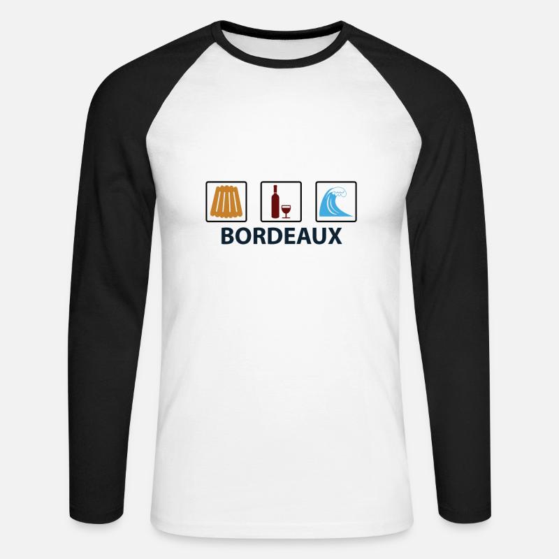 4E38A3C7 7F51 4AE2 8DB2 D392A13B913A - Unisex Baseballshirt langarm - Weiß/Schwarz