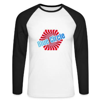 Sweet Hexagonal Candy - Unisex Long Sleeve Baseball T-Shirt - white/black - Front - Nik (191cm)