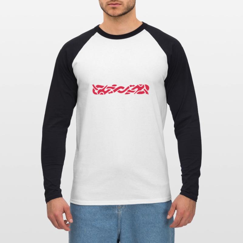 Anglo Saxon Braid 2 Unisex Long Sleeve Baseball T-Shirt