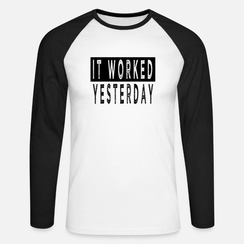 christmas carols computer programming fun - Unisex Baseballshirt langarm - Weiß/Schwarz