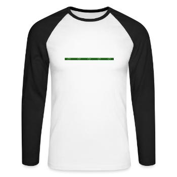 funny carpenter funshirt carpenter work tshirts - Unisex Baseballshirt langarm - Weiß/Schwarz - Vorne - Nik (191cm)