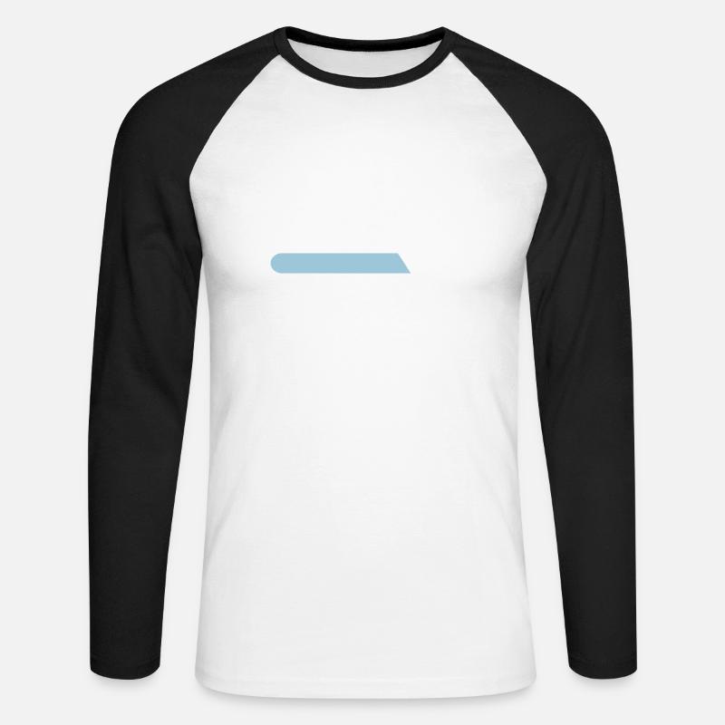 Opa Loading - Unisex Baseballshirt langarm - Weiß/Schwarz