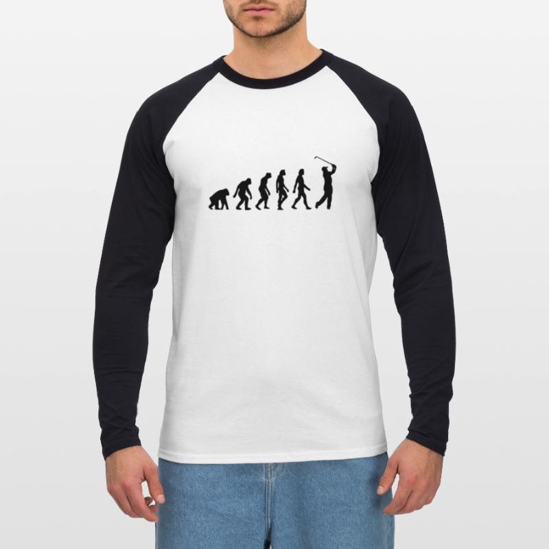 Die Evolution von Golf Unisex Baseballshirt langarm
