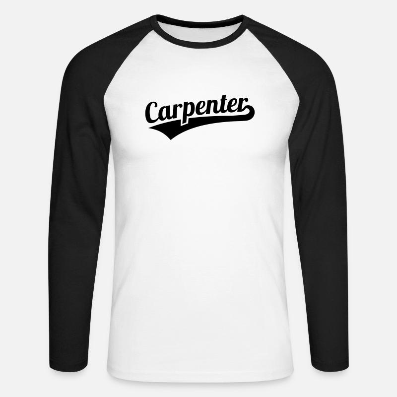 Zimmermann - Unisex Baseballshirt langarm - Weiß/Schwarz