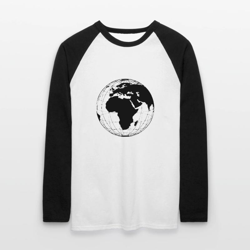 Globe terrestre - globe terrestre globe terrestre globe terrestre globe terrestre T-shirt baseball manches longues Homme