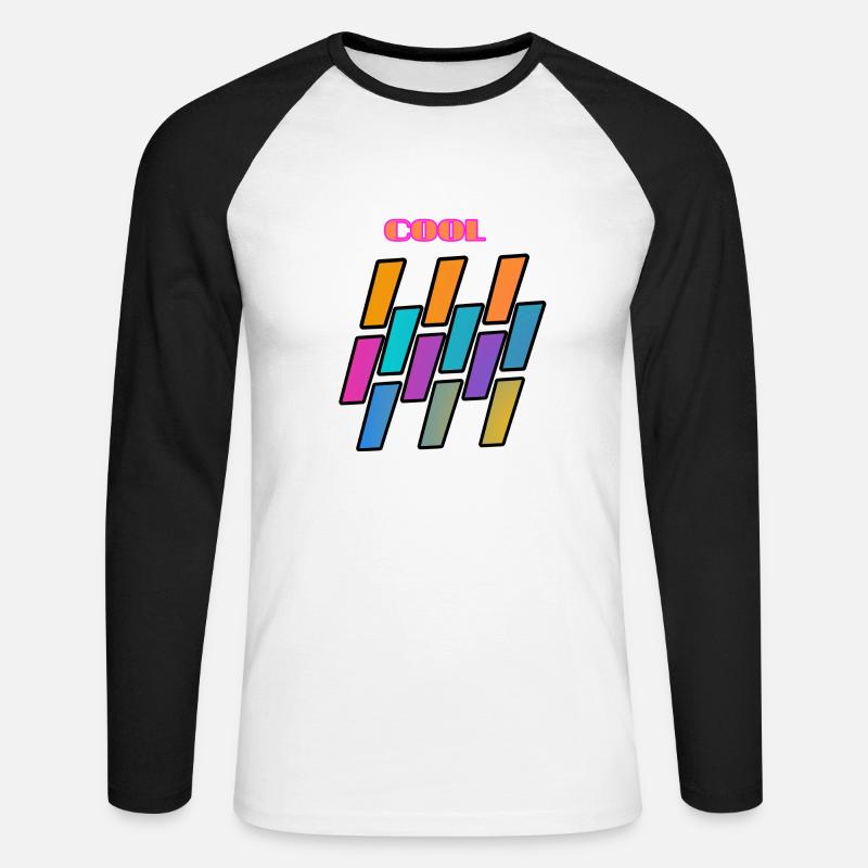 Cooler Chulo - Unisex Baseballshirt langarm - Weiß/Schwarz
