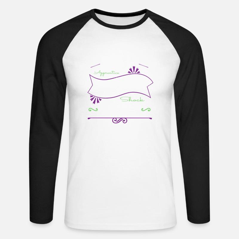 electrical engineering electrical engineer lineman - Unisex Long Sleeve Baseball T-Shirt - white/black