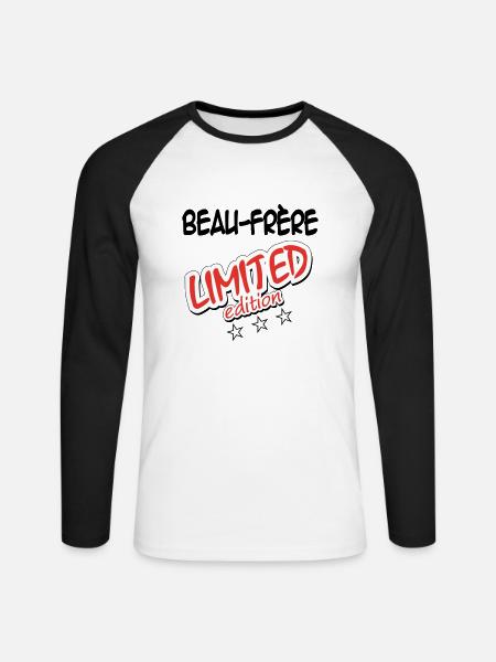 Schwager LIMITIERTE AUFLAGE - Unisex Baseballshirt langarm - Weiß/Schwarz