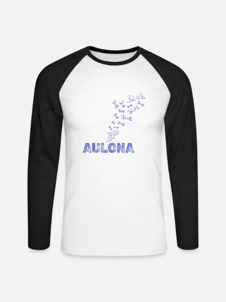 Navigation Aulona - T-shirt baseball manches longues Homme - blanc/noir