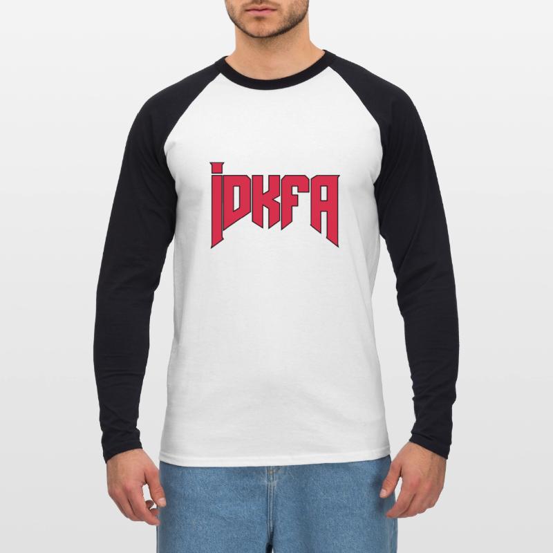 Doom Cheat-Code "idkfa" Unisex Baseballshirt langarm
