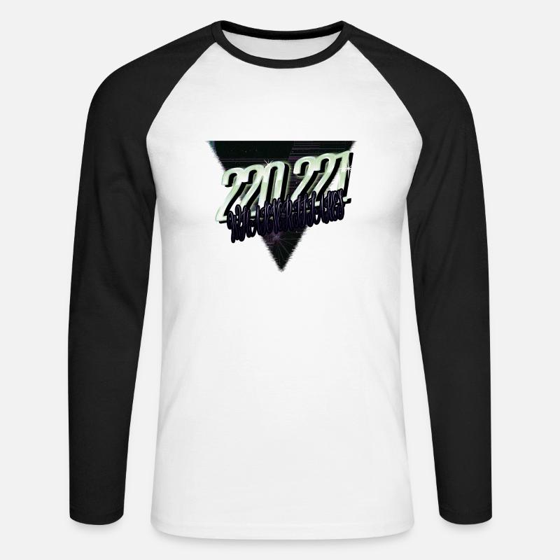 electronics engineer geek electrical electrician - Unisex Baseballshirt langarm - Weiß/Schwarz