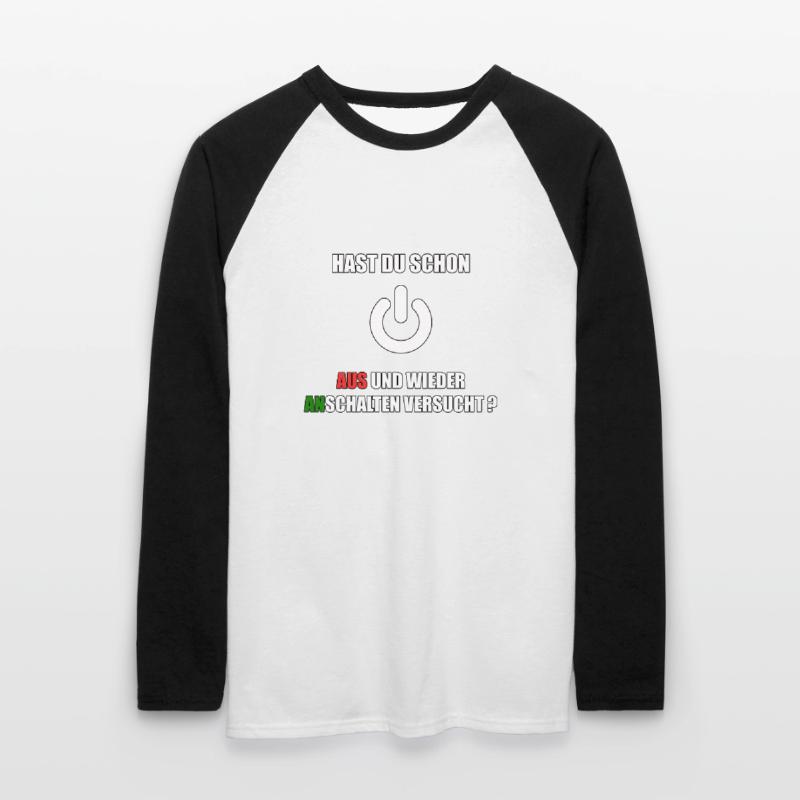 Witziges Informatik Student Coder Programmierer Unisex Baseballshirt langarm