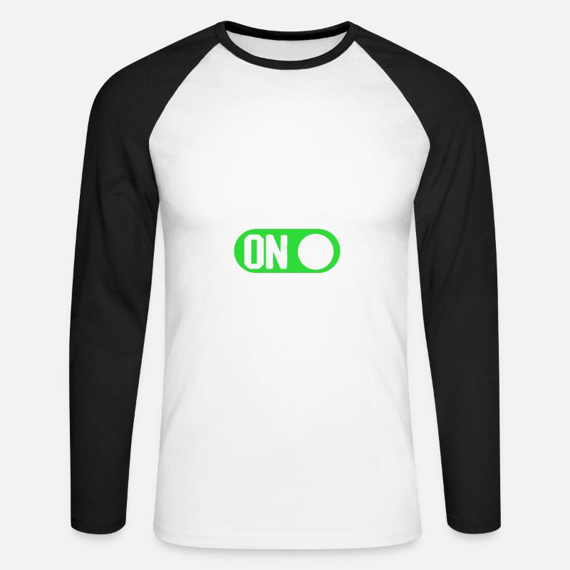 Picking Mode On Locksmith Lockpicker - Unisex Long Sleeve Baseball T-Shirt - white/black