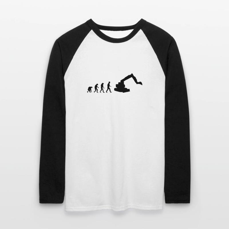 digger evolution Unisex Long Sleeve Baseball T-Shirt