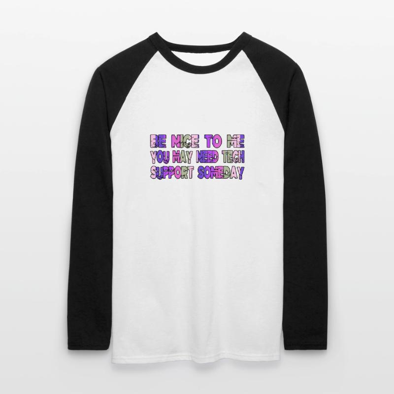 humor software architecture algorithm quote Unisex Long Sleeve Baseball T-Shirt