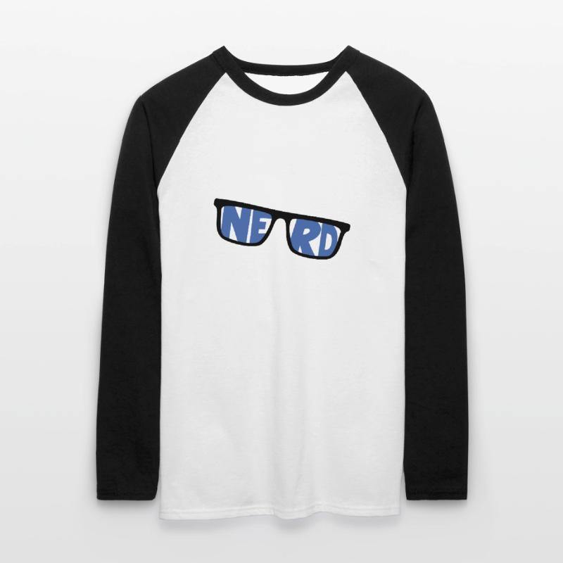 nerd coder server download cyberspace programmer Unisex Long Sleeve Baseball T-Shirt