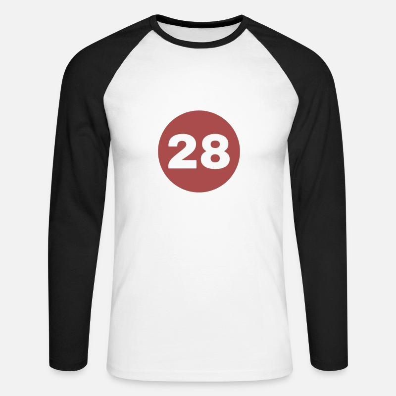 Giresun - Unisex Baseballshirt langarm - Weiß/Schwarz
