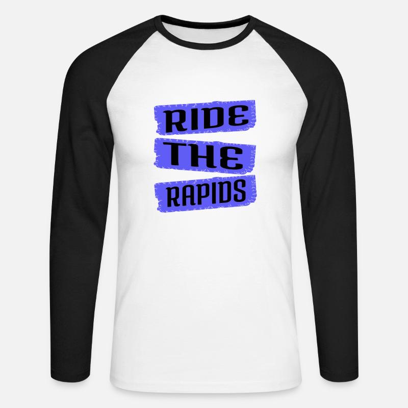 present birthday present present idea - Unisex Baseballshirt langarm - Weiß/Schwarz