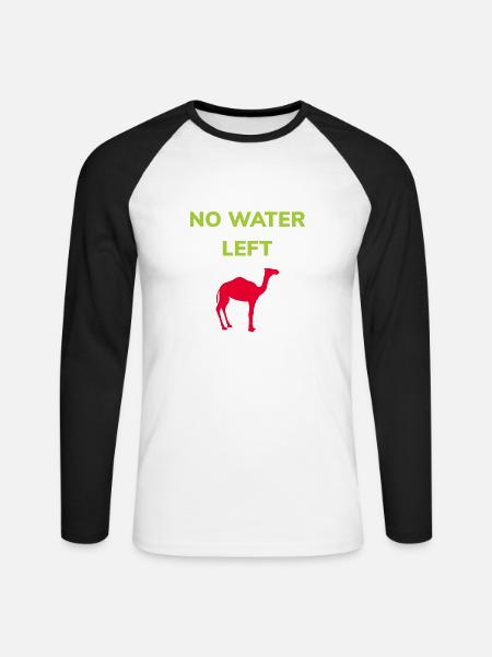Tierfreund und Klimaaktivist - Unisex Baseballshirt langarm - Weiß/Schwarz