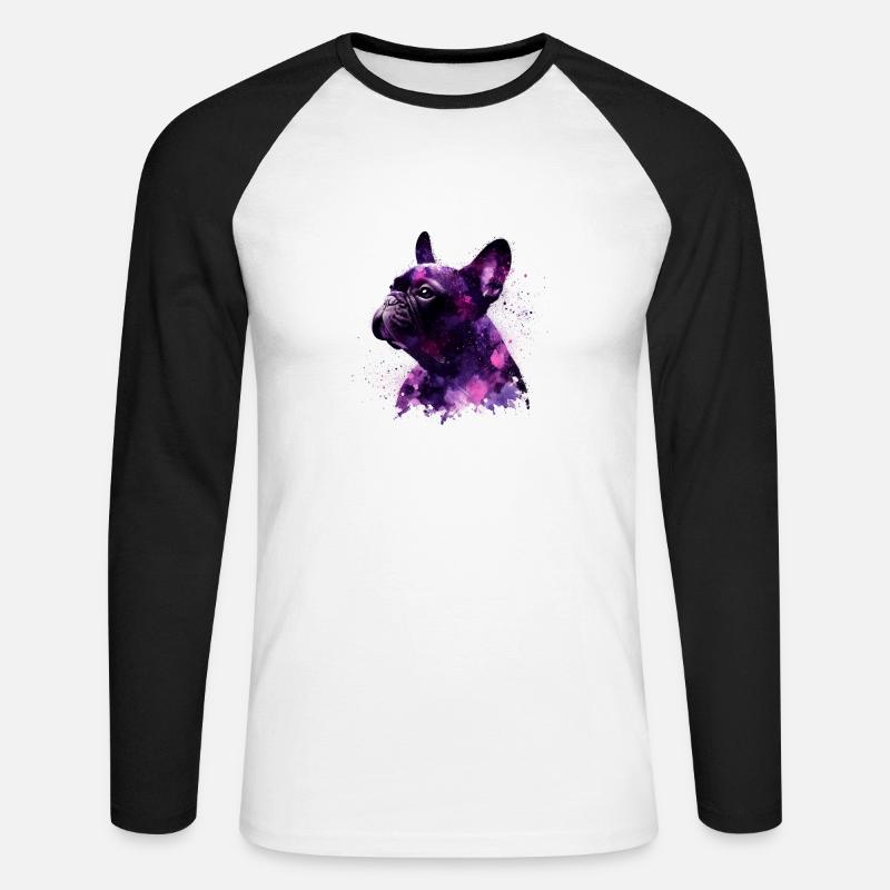 bully love - Unisex Baseballshirt langarm - Weiß/Schwarz