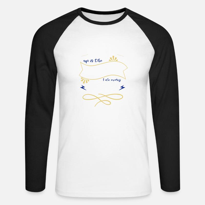 computers programming language present idea - Unisex Long Sleeve Baseball T-Shirt - white/black