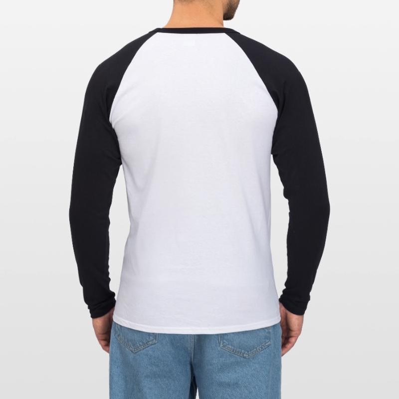 chat de l'espace cadeau de chat de l'espace T-shirt baseball manches longues Homme