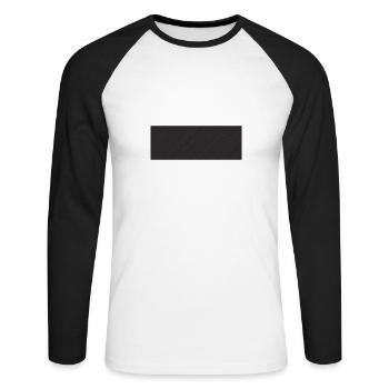 Impossible - Unisex Long Sleeve Baseball T-Shirt - white/black - Front - Nik (191cm)