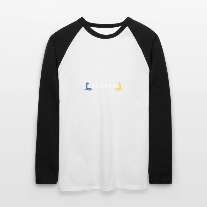 Python Entwickler Programmierer Coder Geschenkidee Unisex Baseballshirt langarm