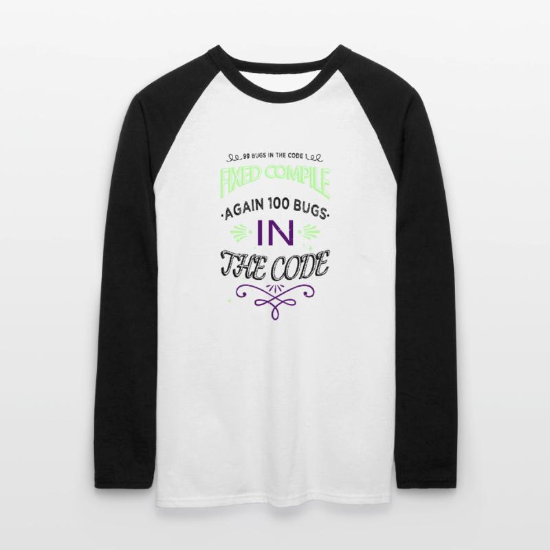 c sharp programming Unisex Long Sleeve Baseball T-Shirt