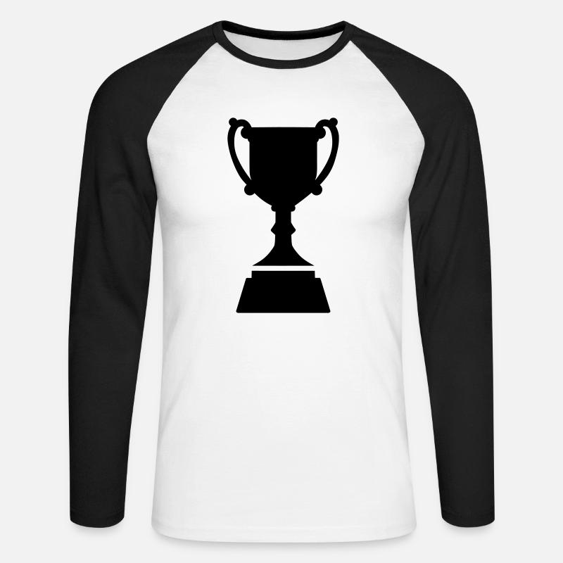 Coppa - Maglia da baseball a manica lunga da uomo - bianco/nero