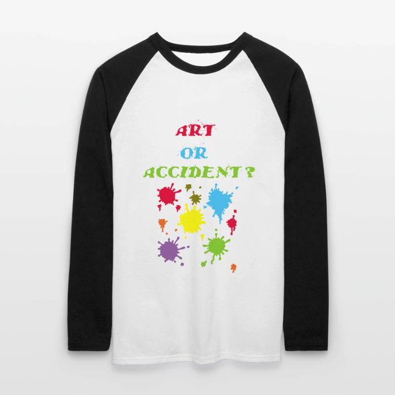 Kunst oder Unfall? Unisex Baseballshirt langarm