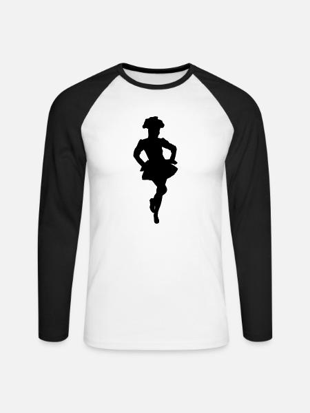 Funkenmarie - Unisex Baseballshirt langarm - Weiß/Schwarz