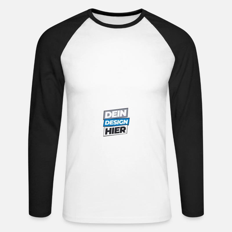 Was sollte ich nochmal machen?! - Unisex Baseballshirt langarm - Weiß/Schwarz