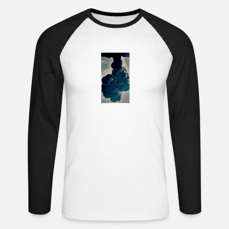 9c9c1363dd06c57336cf2d674c37da54 - Unisex Baseballshirt langarm - Weiß/Schwarz