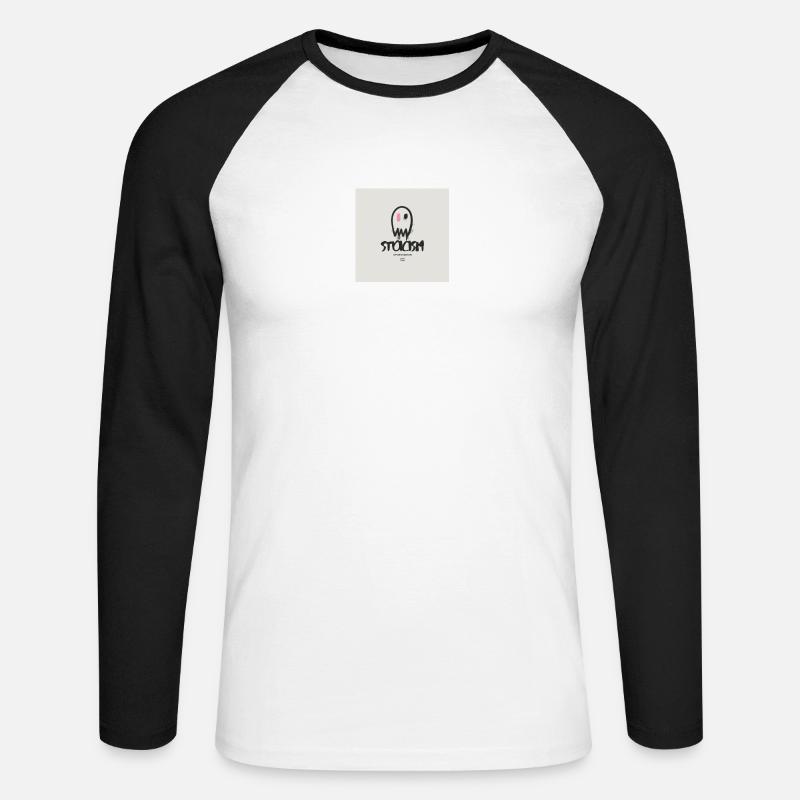 FC323DA2 2052 410B AAB5 494A1AD149FA - Unisex Baseballshirt langarm - Weiß/Schwarz