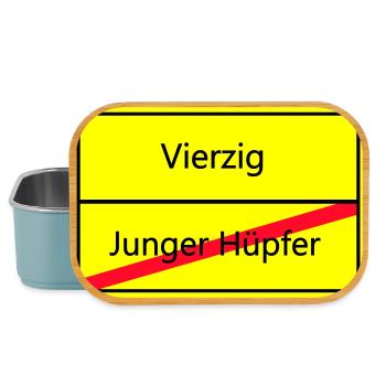 ortsschild_vierzig - Lunch Box - Hellblau - Vorne