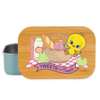 Looney Tunes X Gokko Tweets And Treats Mit Tweety - Lunch Box - Hellblau - Vorne