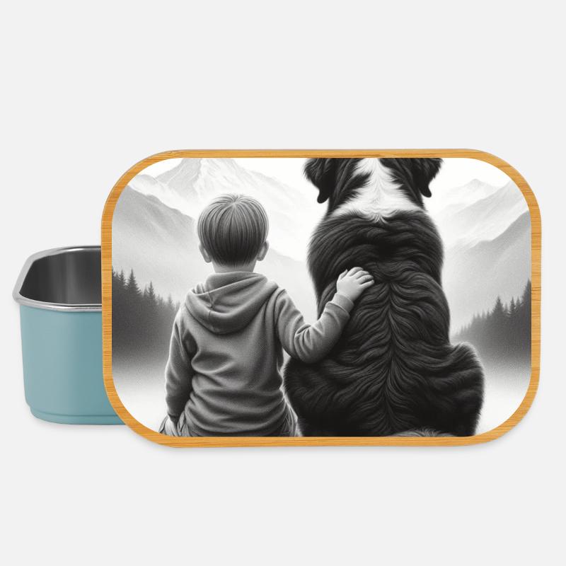 Berner Sennenhund - Lunch Box - Hellblau