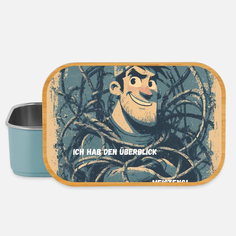Morgens unter Hochspannung - Lunch Box - Hellblau