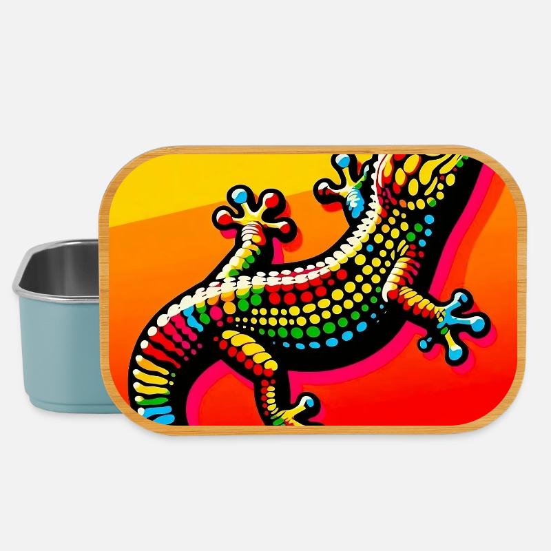 Gecko - Lunch Box - Hellblau
